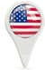 US Pin Flag